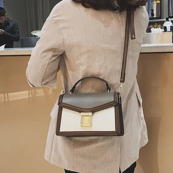 Naujas mažas maišelis moterų nauja korėjos versija peties neišmes in maišą mados mobiliojo laukinių mažas kvadratas krepšys