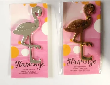 100vnt Išgalvotas Ir Plunksnuočių Flamingo Butelis Gali Atidarytuvas, Atidarytuvai Nuotakos Dušas Paukščių Vestuvių Išvardytų Dovanų Džiaugtis