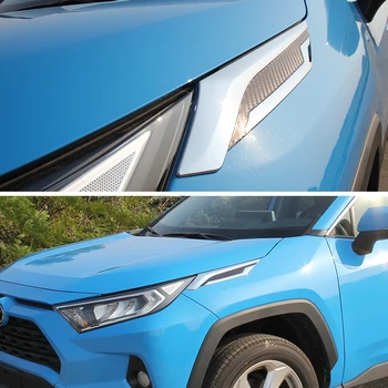 Toyota RAV4 2020 priekinis žibintas antakių lipdukas pusėje apdailos pasikeitė dekoratyvinis išorė