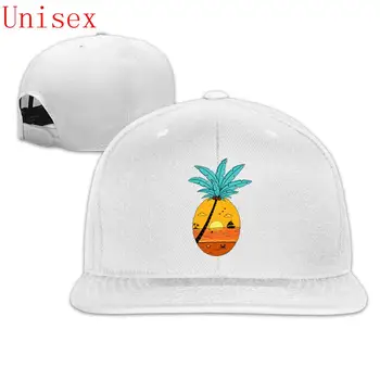 Ananasų vasaros saulėlydžio Kalifornijos Naujo Dizaino populiariausių tėtis kepurės vyrams skrybėlę su plastiko shield Kepuraitės, Kepuraitės trump