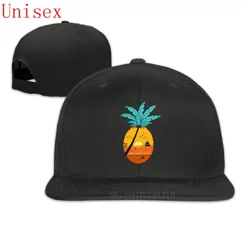Ananasų vasaros saulėlydžio Kalifornijos Naujo Dizaino populiariausių tėtis kepurės vyrams skrybėlę su plastiko shield Kepuraitės, Kepuraitės trump