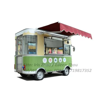 Triratis maisto krepšelį, dviratis, mini autobusas maisto sunkvežimis mobiliojo grilis maisto krepšelį, gatvės stiliaus maisto sunkvežimis