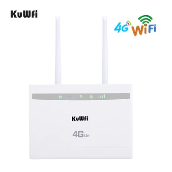 KuWfi 4G LTE Maršrutizatorių 150Mbps Wireless MEZON Maršrutizatorius 3G/4G SIM Kortelės Wifi Router Paramos 4G prie Laidinio Tinklo iki 32 Wifi Įrenginys