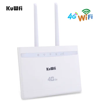 KuWfi 4G LTE Maršrutizatorių 150Mbps Wireless MEZON Maršrutizatorius 3G/4G SIM Kortelės Wifi Router Paramos 4G prie Laidinio Tinklo iki 32 Wifi Įrenginys