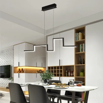 LICAN Modernios LED Sieniniai šviestuvai Valgomasis, virtuvės AC 85-265V Kabinti šviesos šviestuvas Šviestuvas colgante namų LED priedai veltiniams, vilna Lempa