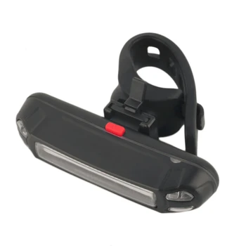 Dviračių Priekiniams USB Įkrovimo Galinis Žibintas atsparus Vandeniui Dviračių LED Dviračio Galinis Žibintas Saugos Dviratį Įspėjimo Blykstė