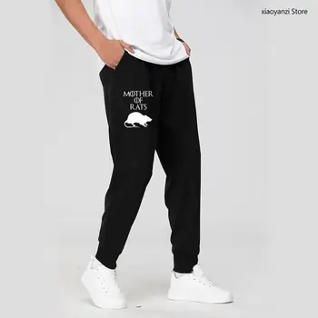2021 Stiliaus Juokinga Motina Žiurkių Vyrų Sweatpants Streetwear Atsitiktinis Spausdinti Sportinės kelnės Hip-Hop Atsitiktinis Fitneso Ilgas Kelnes