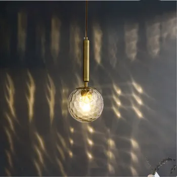 šiuolaikinių led stiklo kamuolys šviestuvo šviesos šviestuvai šviestuvas suspendu virtuvė, valgomasis, baras priedai veltiniams, vilna lempa kambarį valgomasis