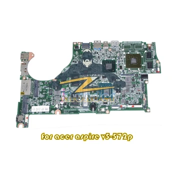 DA0ZQKMB8E0 Acer Aspire V5-572 V5-572G Nešiojamas plokštė i7-3537 cpu hm77 GT740M DDR3
