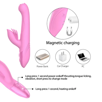 Erotinis 7 Greičio Klitorio Gyvis Dildo, Vibratoriai Sekso Žaislas, skirtas Moteriai, Moterų G Spot Clit Stimuliatorius Suaugusiųjų Žaislai, Sekso Parduotuvė