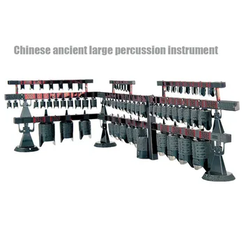 3D Metalo Įspūdį Žinomų Klasikinės Muzikos Instrumentas Bronzos Modelis 