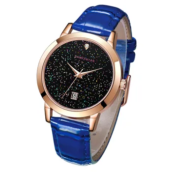 žiūrėti prabangūs moteriški žiūrėti rankiniai laikrodžiai moterims spalvinga žvaigždėtas dangus galaxy kvarco prabangos dizaineris ponios dovana 1661