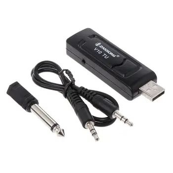UHF USB 3,5 mm 6.35 mm, Bevielis Mikrofonas, Garsiakalbis Nešiojamą Mic su Imtuvas Karaoke Kalbos Garsiakalbis G6DD