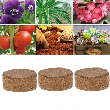 Kokoso Pluošto Kokoso Granulių Maistingųjų medžiagų Dirvos Lengvas Augalų Suspaustas Bazės Sodo T8WE