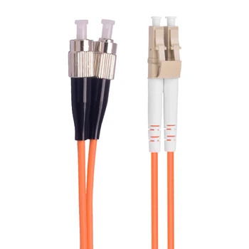 LC/UPC į FC/UPC Fiber Optic Patch Cord Multimode OM1 62.5/125um Fibre Channel Kabelis 3.0 mm 3Meters lc-fc jungtis