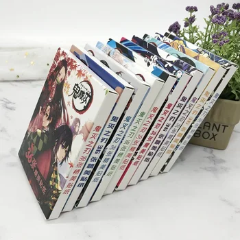 36Sheets/Box Anime Demon Slayer Kimetsu Nr. Yaiba Dekoratyviniai Lipdukai užrašų knygelė Vandeniui PVC Lipdukai, Kanceliarinės prekės Vaikams