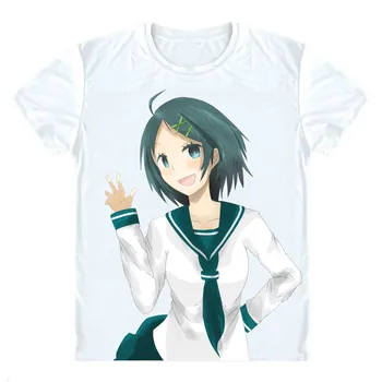 Coolprint Anime Marškinėliai HE OreGairu Hamachi T-Marškinėliai trumpomis Rankovėmis Yukino Yukinoshita Yui Yuigahama Cosplay Motivs Hentai Marškinėliai