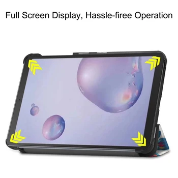 Mados Prabangių Odos Tekstūra Magnetinis Laikiklis Tablet Atveju, Huawei Mediapad T3 10.0 7.0 8.0 M3 8.4 Atsparus Smūgiams Minkštas Skirtuką Atveju