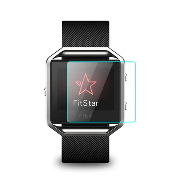 9H Grūdintas Stiklas 2.5 D, Ekrano Apsaugos Plėvelė Fitbit Blaze Smart Watch Ekrano, Pilnas draudimas Raštas Stabdžių Dėmes, pirštų Atspaudus