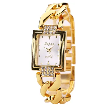 Retro Prabanga Dizaino Deimantų Laikrodžiai Moterims Prabanga Grandinės Juostos Kvarco Riešo Žiūrėti, Verslo Moterų 's Sporto Laikrodis Relogio Masculino