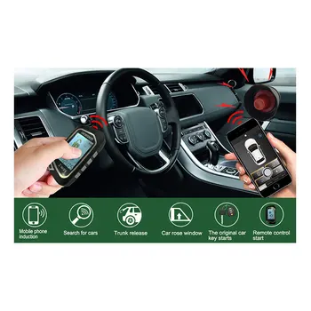 Automobilių Priedai, Automobilių Signalizacijos Sistema su Nuotolinio Pradėti Centrinis Užraktas kit imobilizavimo Sistema Automobilio starline a93 LCD Automatiškai