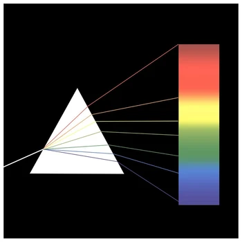 Optinis Stiklas Trigubas Trikampė Prizmė Fizikos Mokymo Šviesos Spektro 10cm
