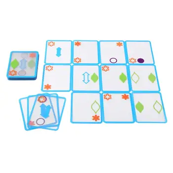 Sutapimas Kortų Žaidimas Erdvės Loginis Žaislas Traukinio Mosikavimas Nustatyti Protingi Vaikai Dovanų Auginimo Vaikas Nustatyti Geometrijos Pažinimas