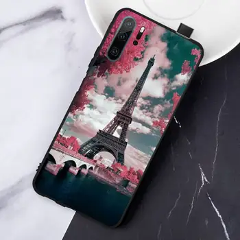 Eifelio Bokštas Paryžiuje kraštovaizdžio Telefoną Atveju Huawei honor Mate P 10 20 30 40 Pro 10i 9 10 20 8 x Lite