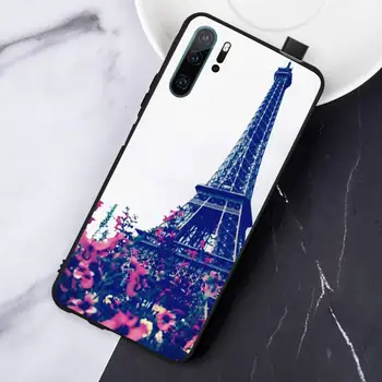 Eifelio Bokštas Paryžiuje kraštovaizdžio Telefoną Atveju Huawei honor Mate P 10 20 30 40 Pro 10i 9 10 20 8 x Lite