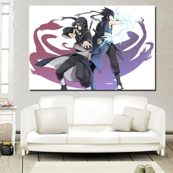 Naruto Hitachi Ir Sasuke Tapetai, Paveikslai Tapyba Kambarį Namo Apdaila Modernios Sienos Meno Aliejaus Tapybai Plakatai Nuotrauką