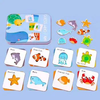 Porą Įspūdį Žaislai Vaikams Montessori Anksti Švietimo Žaislai Vaikiška Anglų Kalbos Mokymosi Žaidimas Jouet Enfant Protingas