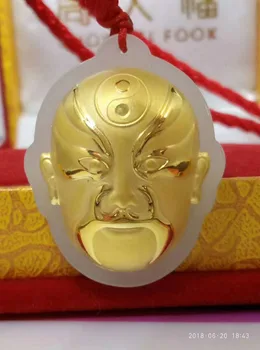 24K kvintesencija, Pekino Opera, veido makiažas, Kinų Stiliaus Pakabukas, asmenybės, originali aukso pakabukas ir Tian Yu