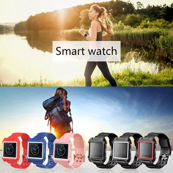 Smart Žiūrėti Pakeitimo Dirželis Didelės Apyrankės Žiūrėti Juosta Dirželis+Rėmas Fitbit Blaze Karšto Pardavimo Dengiamasis rėmas watchbands