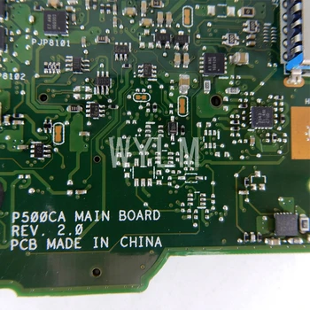 P500CA Plokštė MB_2G RAM / I7-3537 CPU/ U3 /KAIP pagrindinę Plokštę Už P500CA P500C Mainboard REV 2.0 Patikrintas nemokamas pristatymas