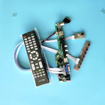 Rinkinys LTN116AT01 1366x768 USB Panel 40pin Ekranas Audio VGA TV HDMI, Nuotolinio LED LCD Valdiklis Doard Ekranas AV LVDS Stebėti