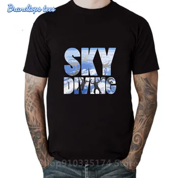 2020 Karšto Pardavimo Juokinga Skydiver T-shirt Parašiutizmas T marškinėliai vyrams Parašiutu Skydive Dovana marškinėliai, Dangaus Nardymas marškinėlius hombre camiseta