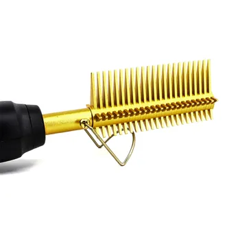 Plaukų Tiesinimo Priemonė Karšto Šildymo Šukos 2 In 1 Tiesinimo Šepečiu Nelygumai, Garbanoti Geležies Hair Curler Šukos Butas Lygintuvai Stilius Įrankis