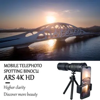 Nešiojamų Telefono Fotoaparato Objektyvas Monokuliariniai Teleskopas Super Artinimo Teleskopas Vandeniui Medžioklės Pėsčiųjų Žiūrėti Fogproof