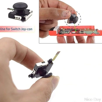 3D Pakeitimo Kreiptuką Analoginis Nykščio Stick Nintendo Jungiklis Džiaugsmas-Con Valdytojas - Įtraukti Tri-Sparnas & Kryžminis Atsuktuvas Įrankis