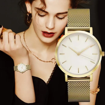 Moterų Laikrodžiai Bayan Kol Saati Mados rožinė Aukso, Sidabro Prabangos Ponios Žiūrėti Moterims reloj mujer siųsti relogio zegarek damski