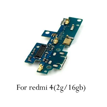 USB Įkrovimo Dokas Lizdas Kištukinis Uosto Jungtis baterijos Valdybos Flex Kabelis Xiaomi Redmi 4 4 Pro / Redmi 4X 4A