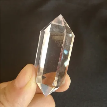 1pc Aukščiausios Kokybės Natūralus Kvarco Kristalas, Double Point Mineralinių Egzempliorių wicca Gydymo