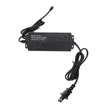 Reguliuojamas Ac Dc 3V-12V Universalus Adapteris Su Ekranu Įtampa Reguliuojamų elektros Energijos Tiekimo Adatpor 3 12 V(Jav Plug)