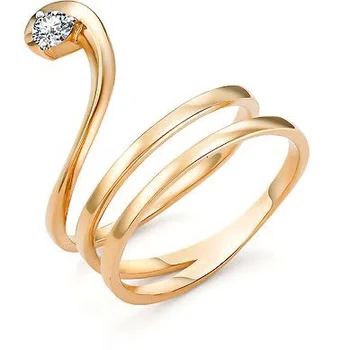 Meistras puikus žiedas su 1 raudonas auksas diamond
