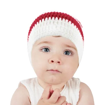 Baby Girl Berniukas Kalėdų Skrybėlę, Mezgimo Nėrimo Foto Fotografijos Prop Skrybėlę Bžūp Kalėdinė Dekoracija