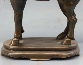 Kinija FengShui Propitious Vario Ir Bronzos Arklių Gyvūnų Sėkmės Veikia Meno Statula