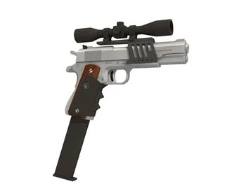 1: 1 Colt M1911 Surinkti 3D Popieriniai Vadovas 