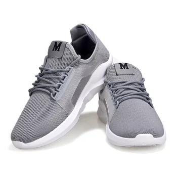 2019 nauja pora batų atsitiktinis kvėpuojantis vyriški bėgimo bateliai Anti-Slip dėvėti drabužiai nešiojami sportiniai bateliai