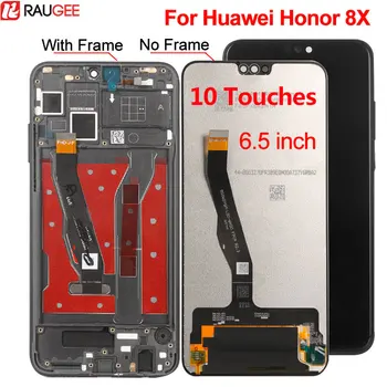AAA+ Ekrano ir Huawei Honor 8X JSN-L21 L22 L23 L42 AL00 LCD 6.5 colių Jutiklinio Ekrano Pakeitimas su Rėmu Už Garbę 8X Ekranas