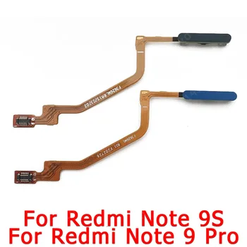 Originalą Xiaomi Redmi 9 Pastaba Pro 9S Note9 9Pro pirštų Atspaudų jutiklis home mygtuką juostelė flex kabelis pakeitimo Atsarginės Dalys